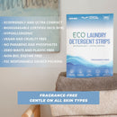 Fragrance Free Eco Laundry Detergent Strips