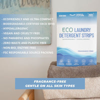 Fragrance Free Eco Laundry Detergent Strips